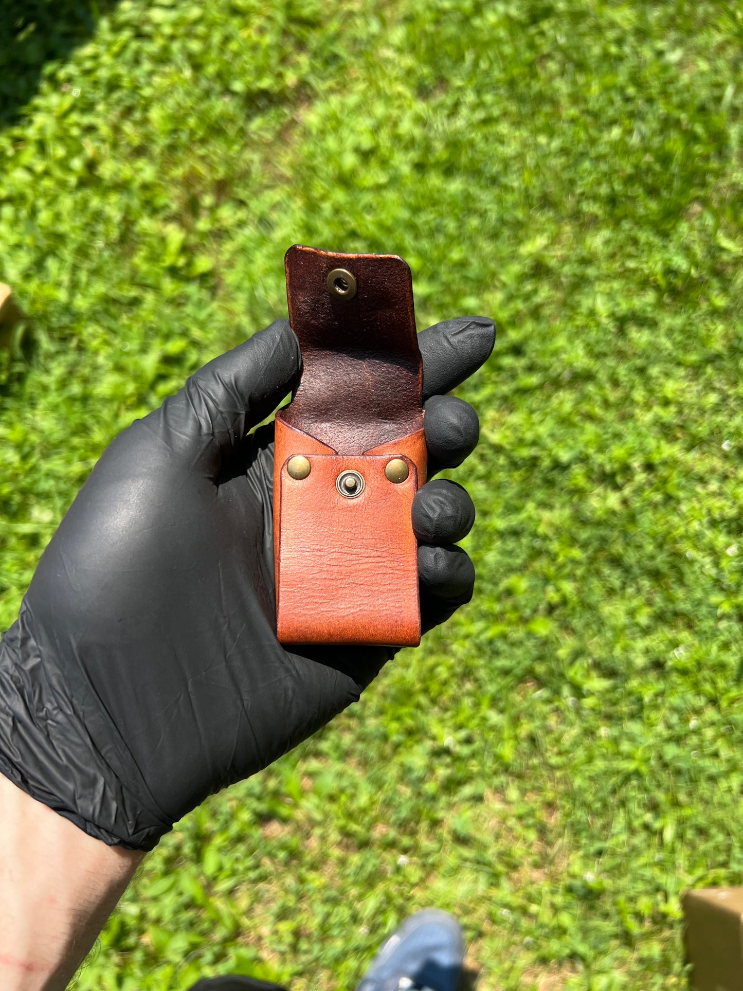 2x 18650 battery case- tan