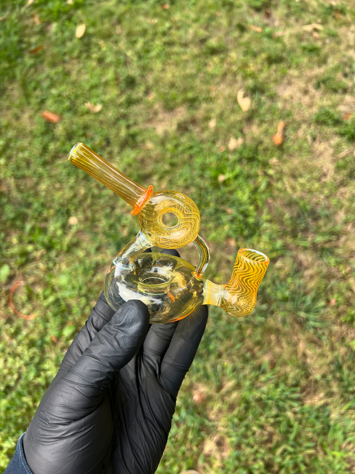 14mm Stationary Donut - Silver Fume