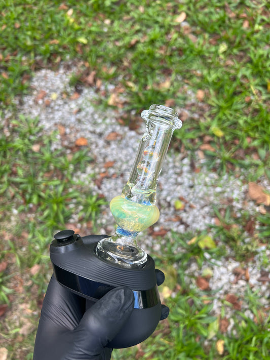 Puffco Peak Dry Marble Top - Silver Fume