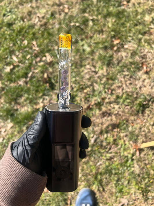 Solo 3 Glass Marble Stem w/ Fume Mp- purple
