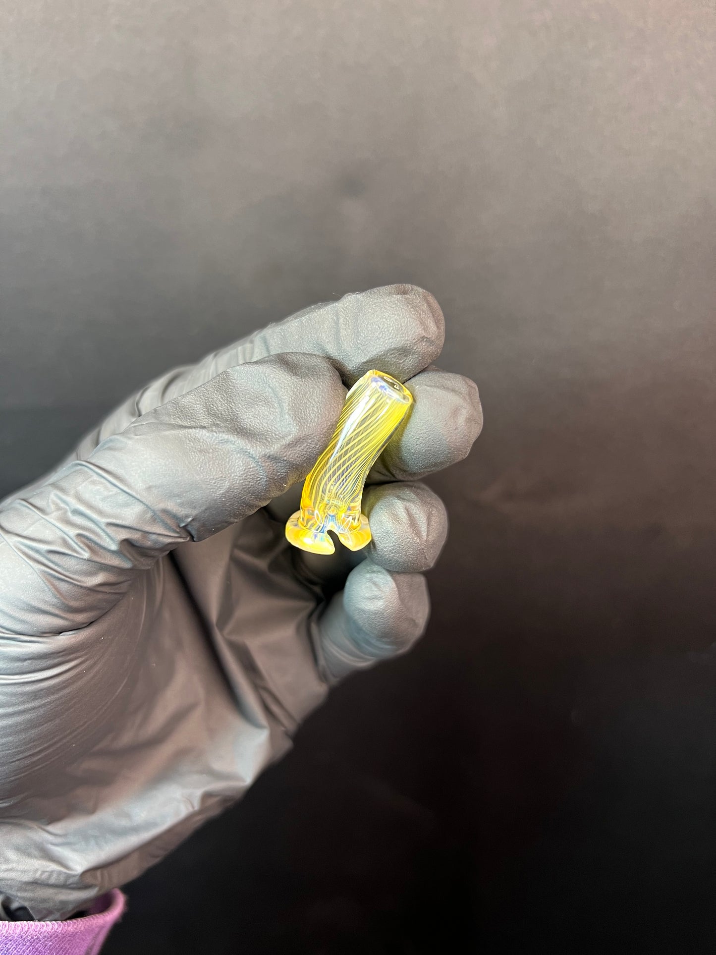 Puffco Pivot Glass Turbine Top - Silver Fume #2