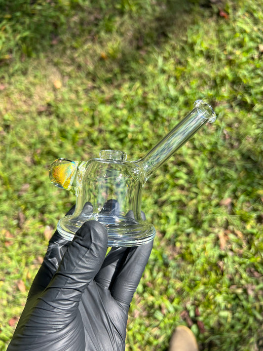 14mm dry rig w/ silver fume Marble- #2