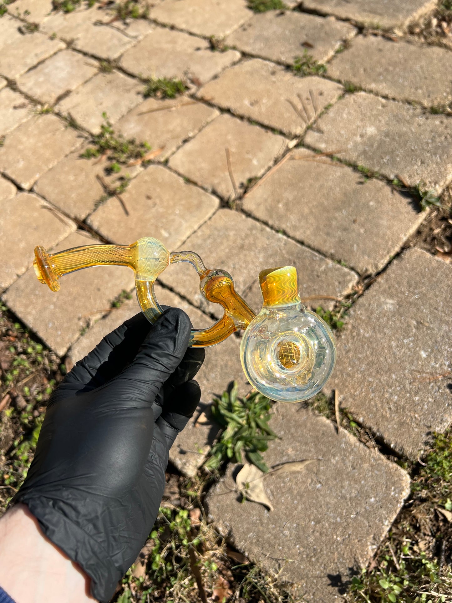 14mm sidecar donut - Silver Fume