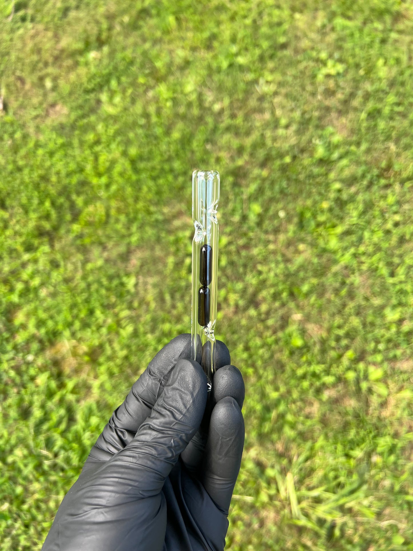 Firewood 11/ Glass 2 Terp Pill Stem- Galaxy