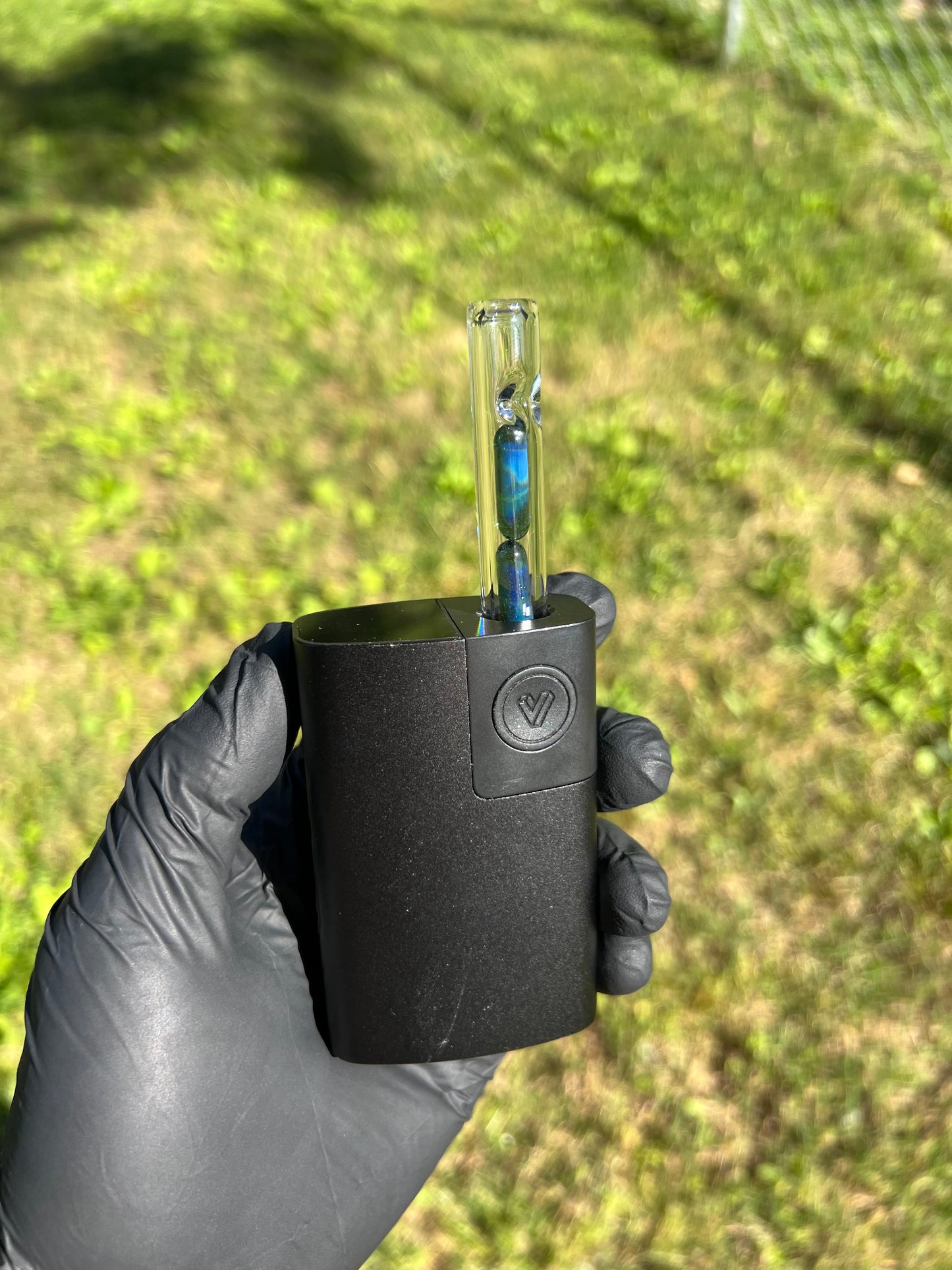 Potv Lobo/ One Glass 2 Terp pill stem - blue honey