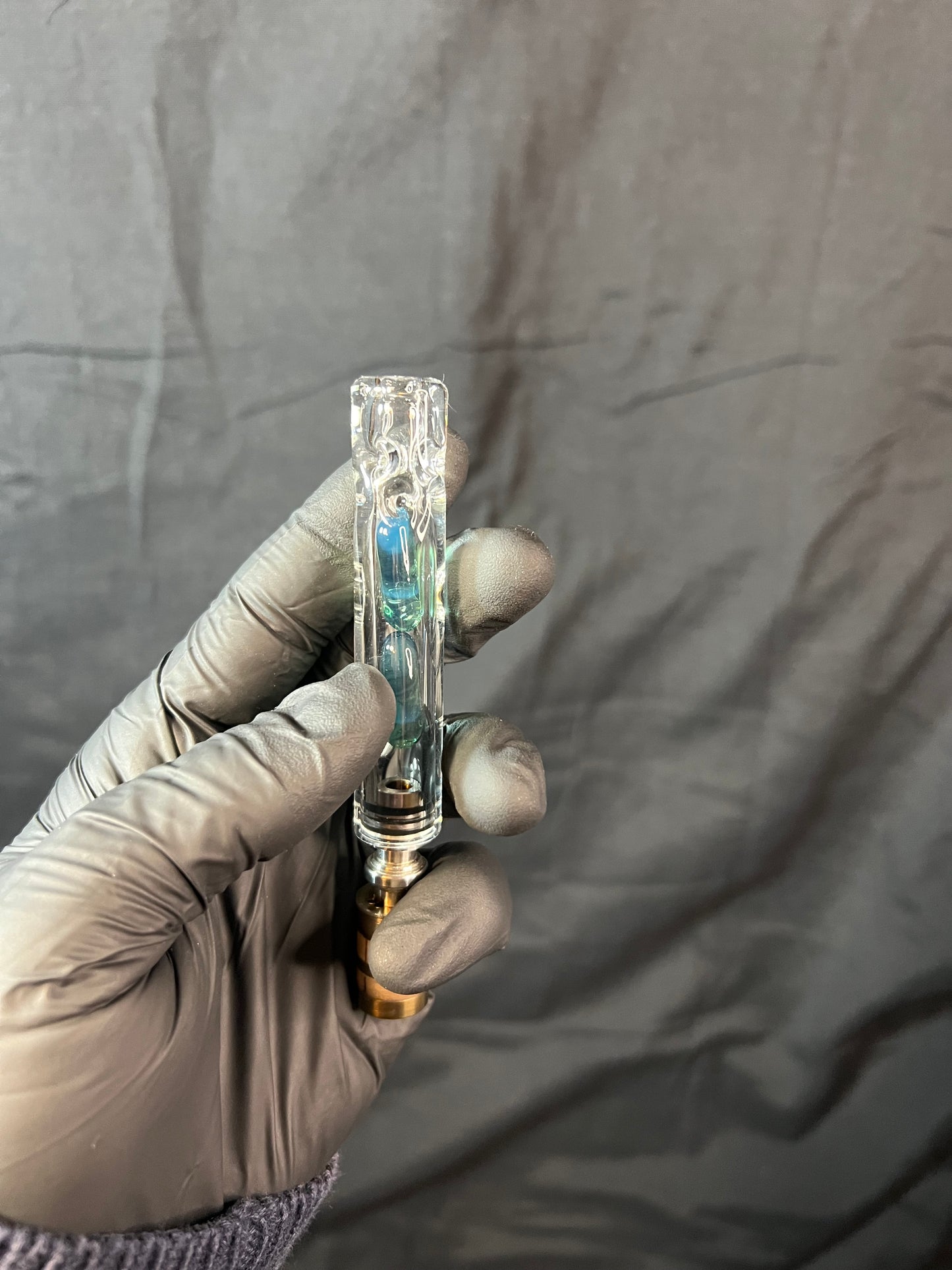 9MM/BFG Dani terp pill stem- blue waves opal