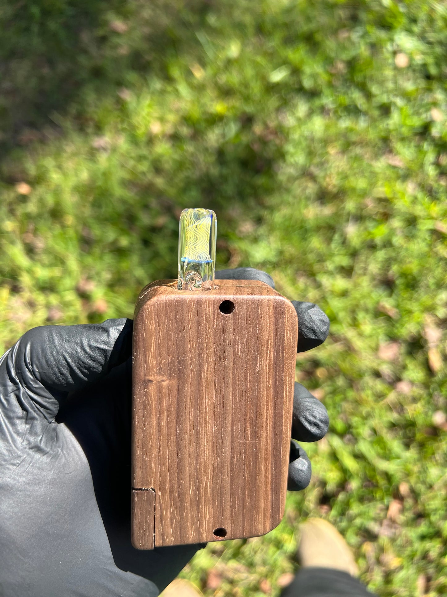 FAT X/ Dynavap Glass Terp Pill/ Marble Stem w/ Silver Fume MP- Marina