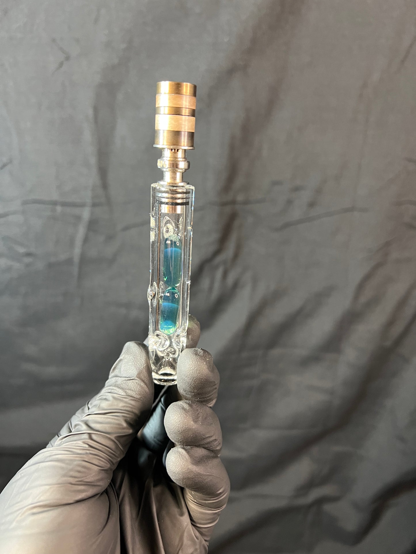 9MM/BFG Dani terp pill stem- blue waves opal