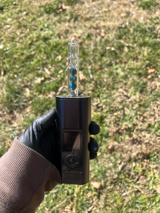 Solo 3 Glass Marble Stem - Blue Honey