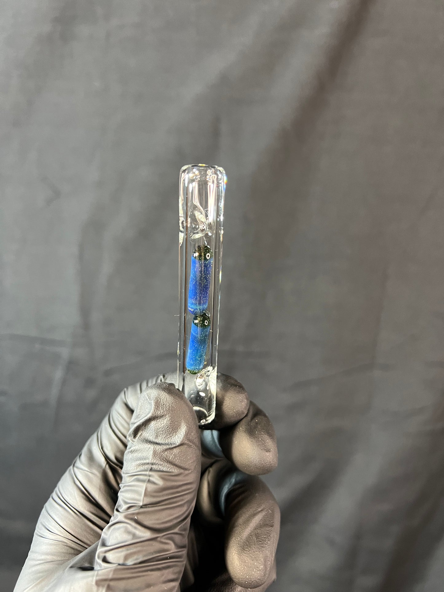 Potv Lobo/ One Glass 2 Terp pill stem - blue honey