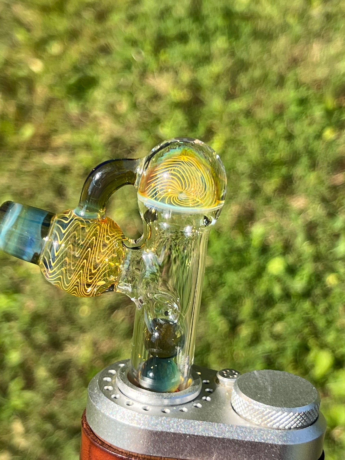 Tinymight Glass 3 Marble Stem implosion- Nightshade/ Fume
