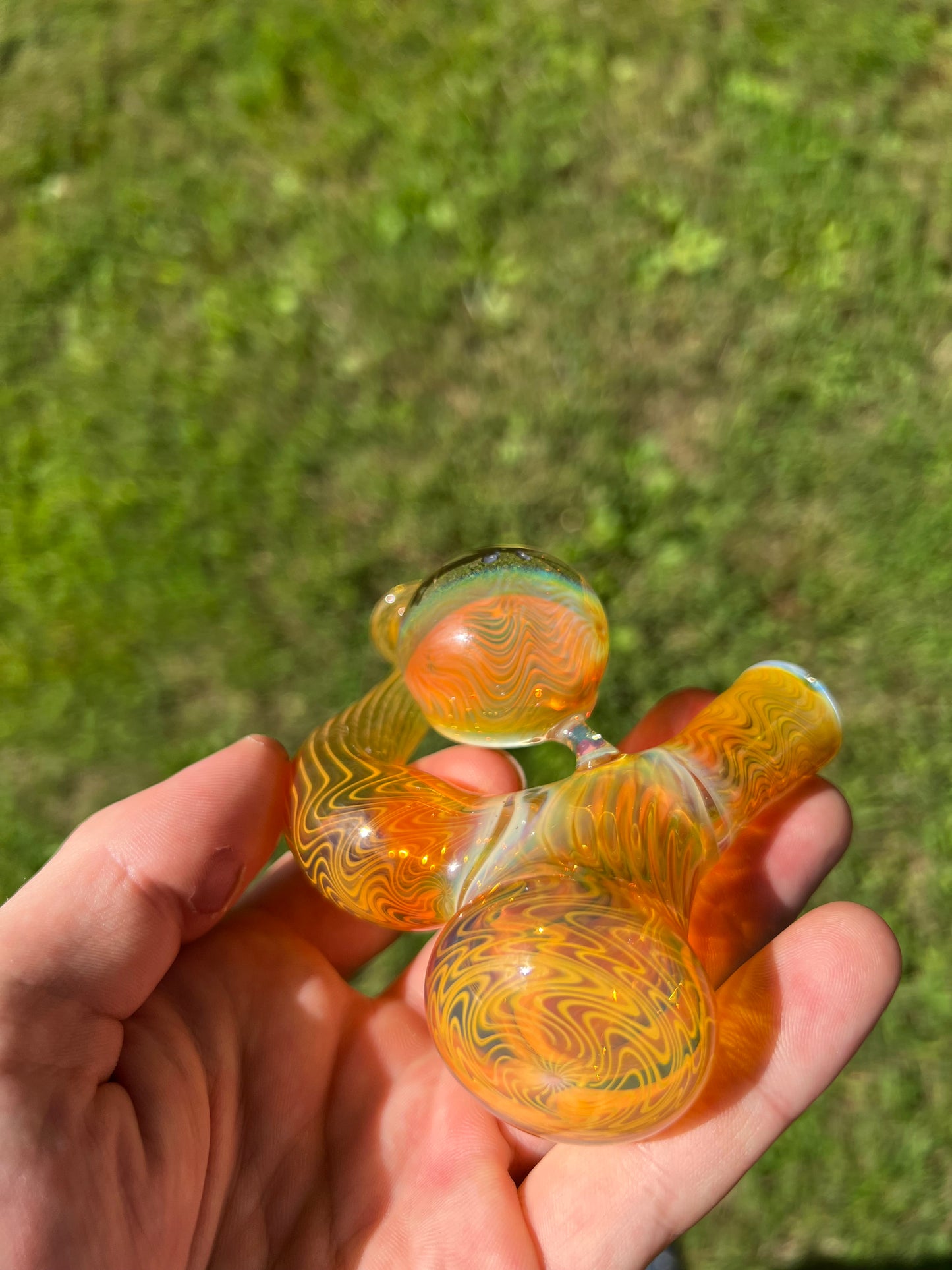 14mm Angled Sherlock - Silver Fume