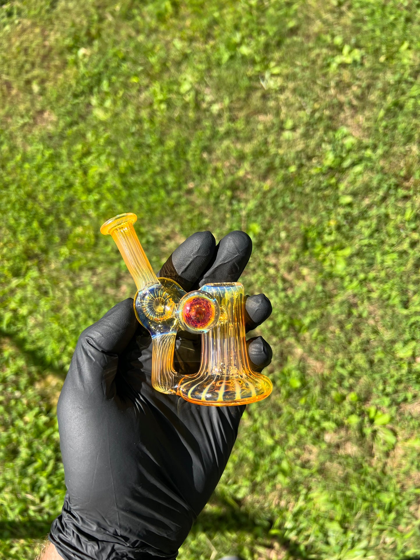 Phaseglass x Highartisan 10mm Snail recycler