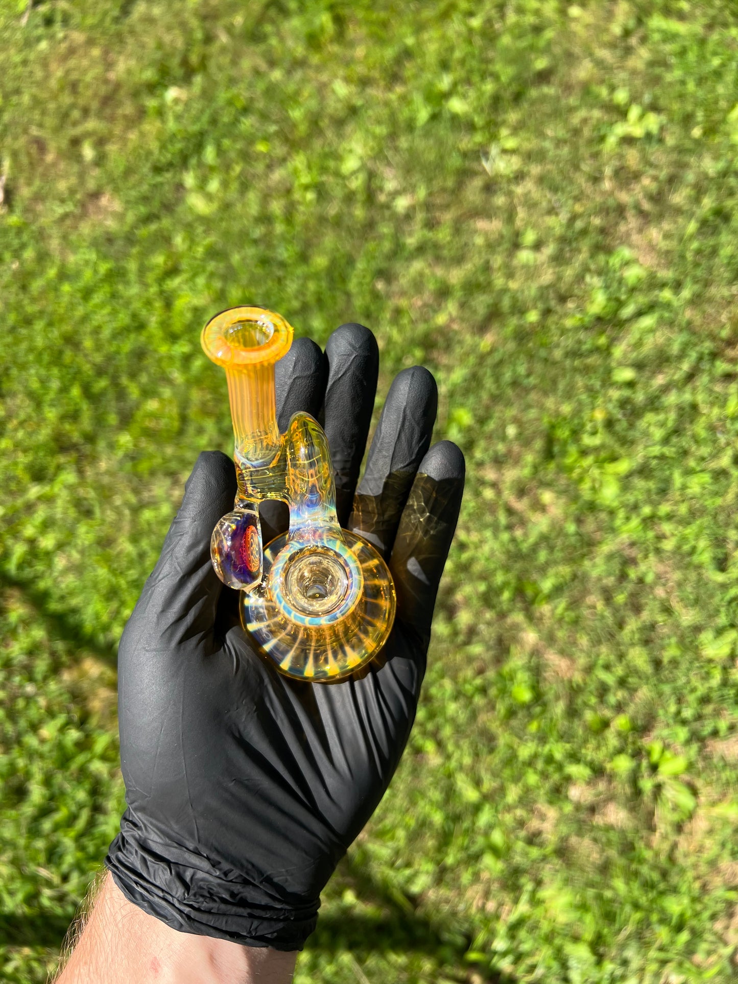 Phaseglass x Highartisan 10mm Snail recycler