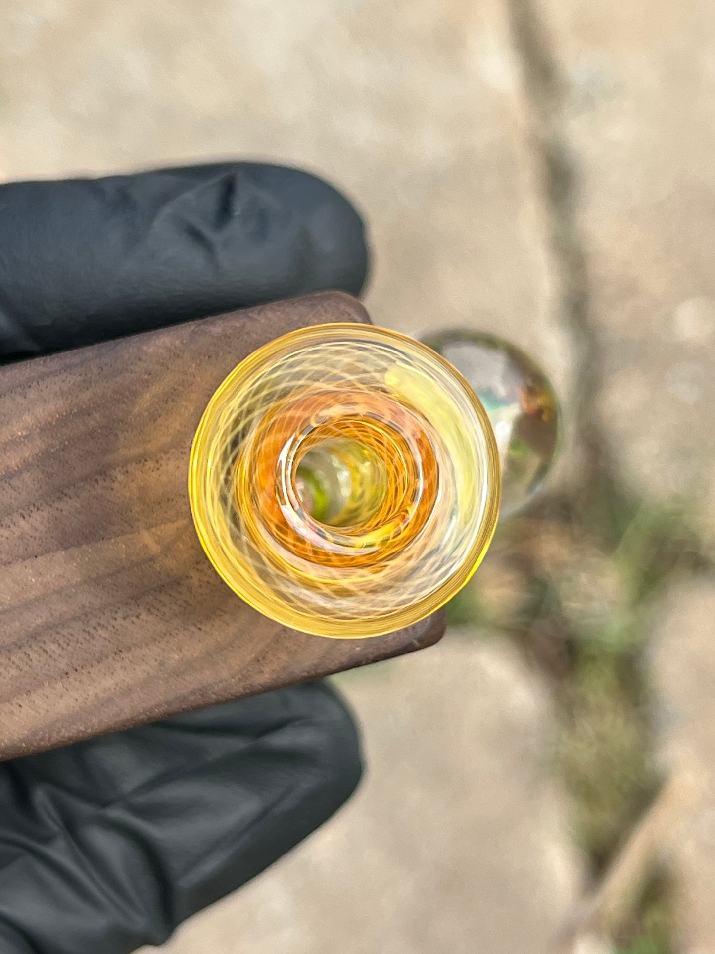 Firewood 11/ Dynavap Glass Terp Pill/ Marble Stem w/fume MP and marble- Limeade