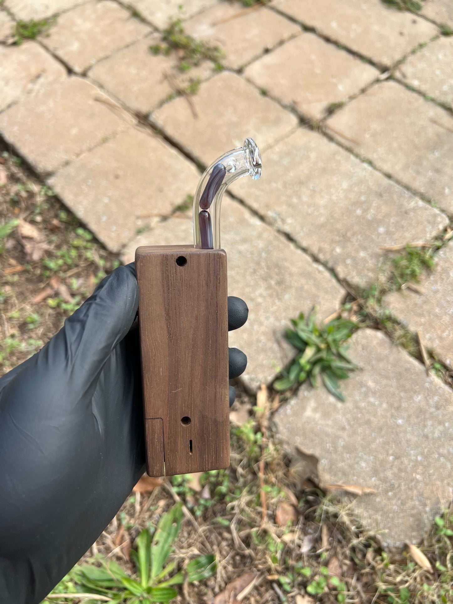 Firewood 11/ Dynavap Glass 4 Terp Pill Stem- BlackBerry jam