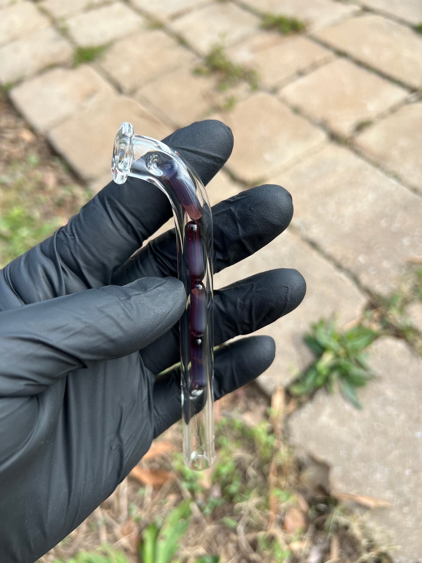 Firewood 11/ Dynavap Glass 4 Terp Pill Stem- BlackBerry jam