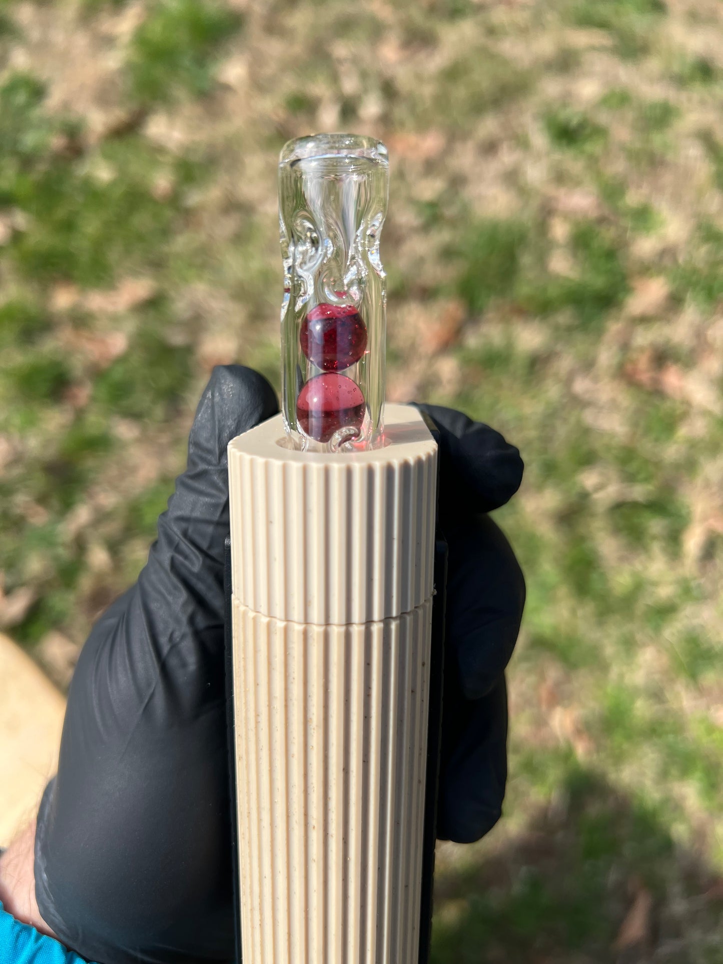 Frolic glass 2 marble Stem - Transparent Phoenix