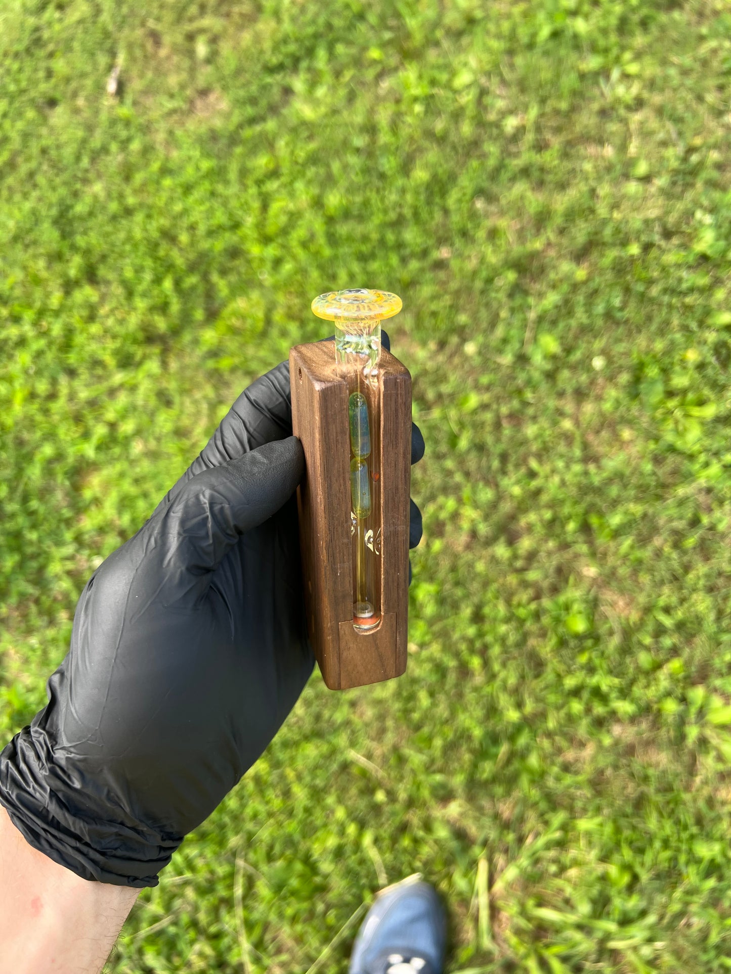 Firewood 11 Glass Terp Pill/ marble Stem w/Fume MP- Limeaide