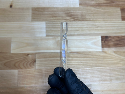 Potv Lobo/ One Glass 2 Terp pill stem - Secret white