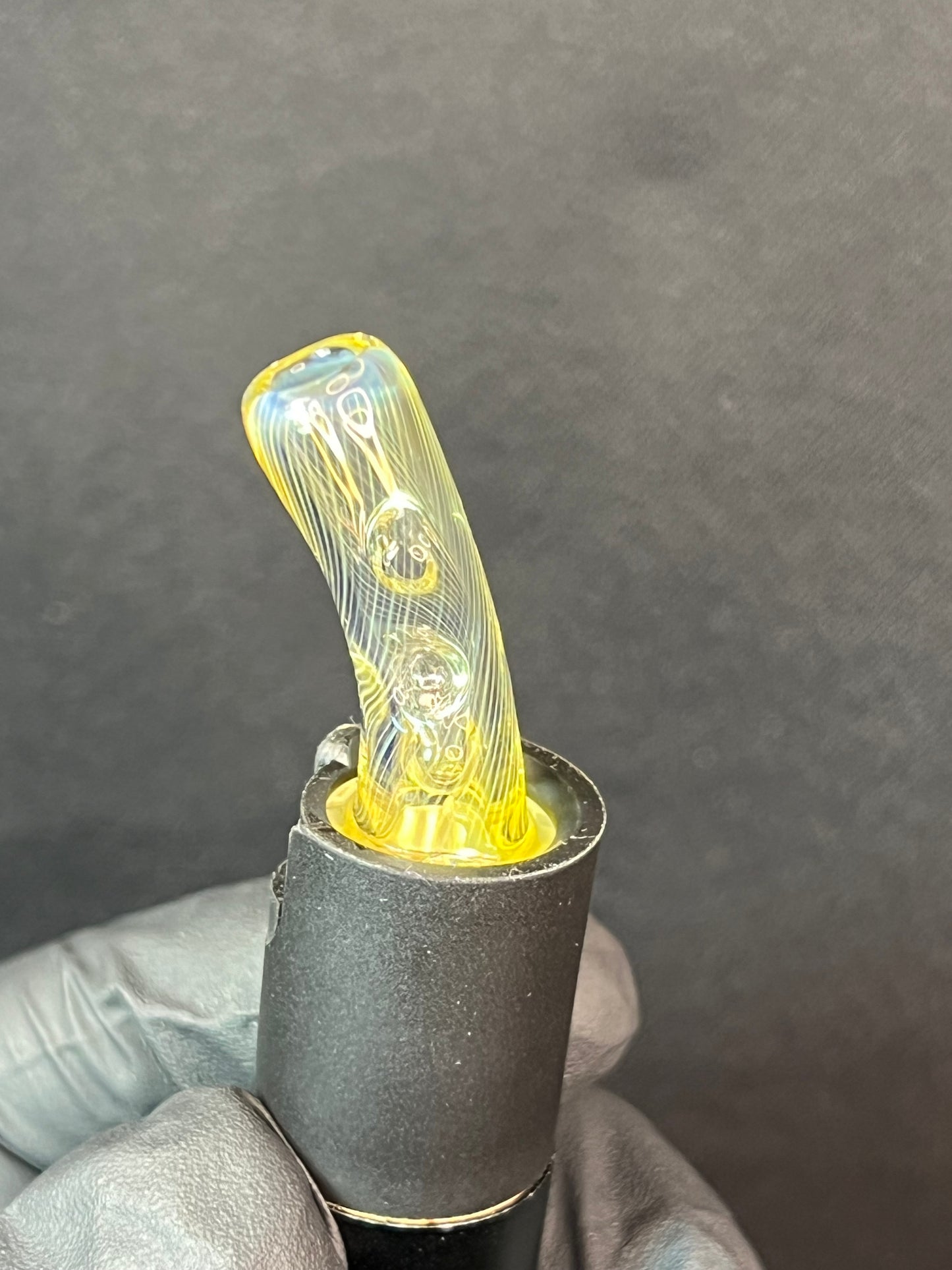 Puffco Pivot Glass Turbine Top - Silver Fume #4