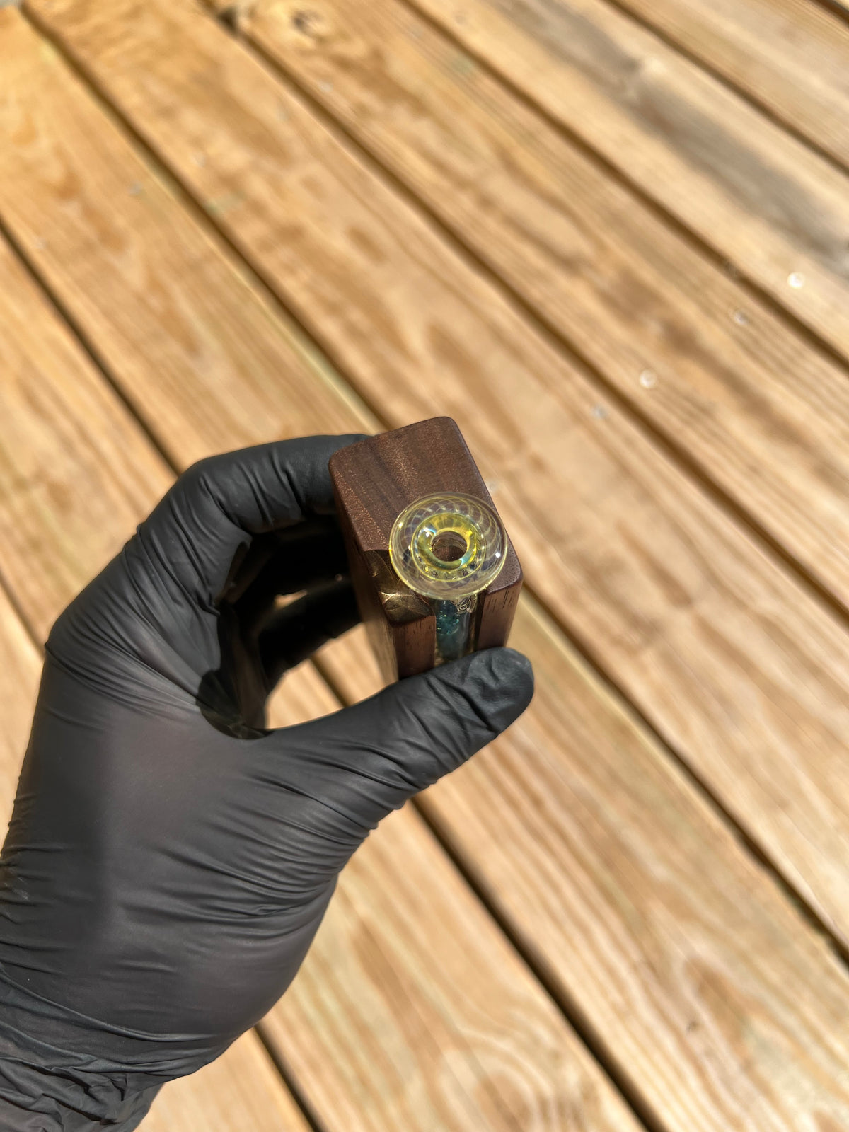Firewood 11/12 Glass Terp Pill/ marble Implosion stem- Marina