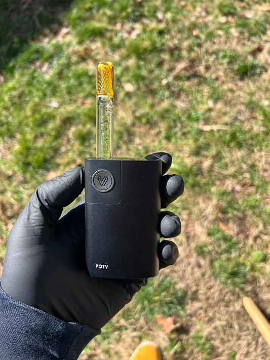 Potv Lobo/ One Glass terp pill/ marble stem w/ Fume Mp - Limeade