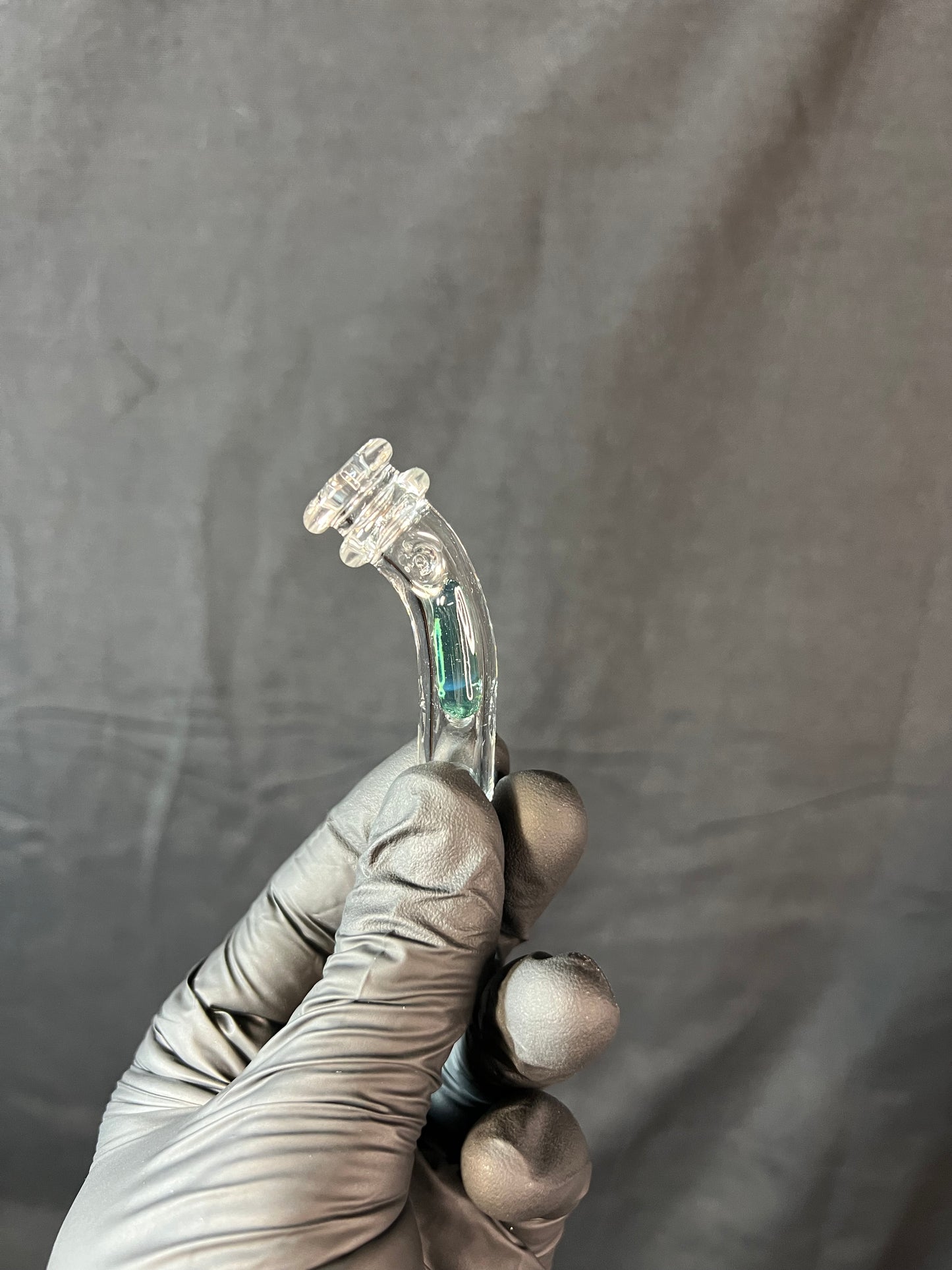 Potv Lobo/ One Glass terp pill stem w/ blown Mp - blue waves opal