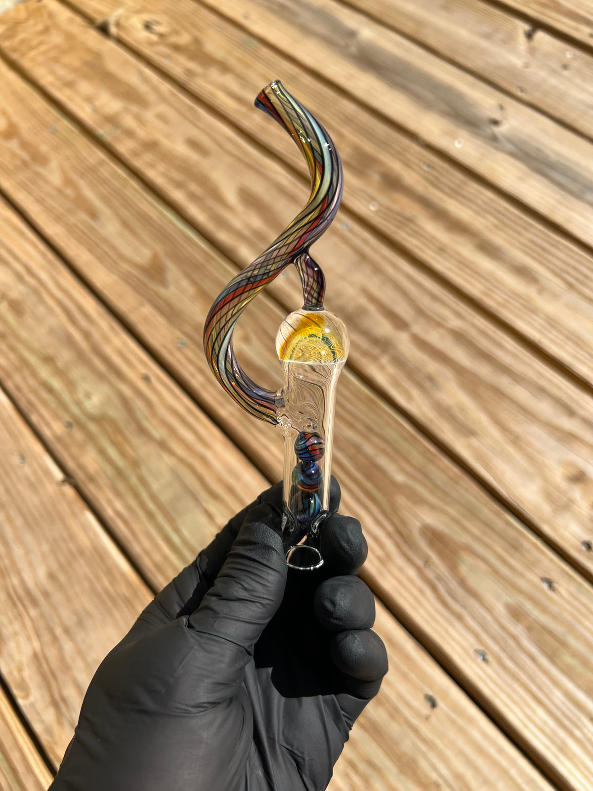 Tinymight Glass 3 Marble Stem implosion- Vibes