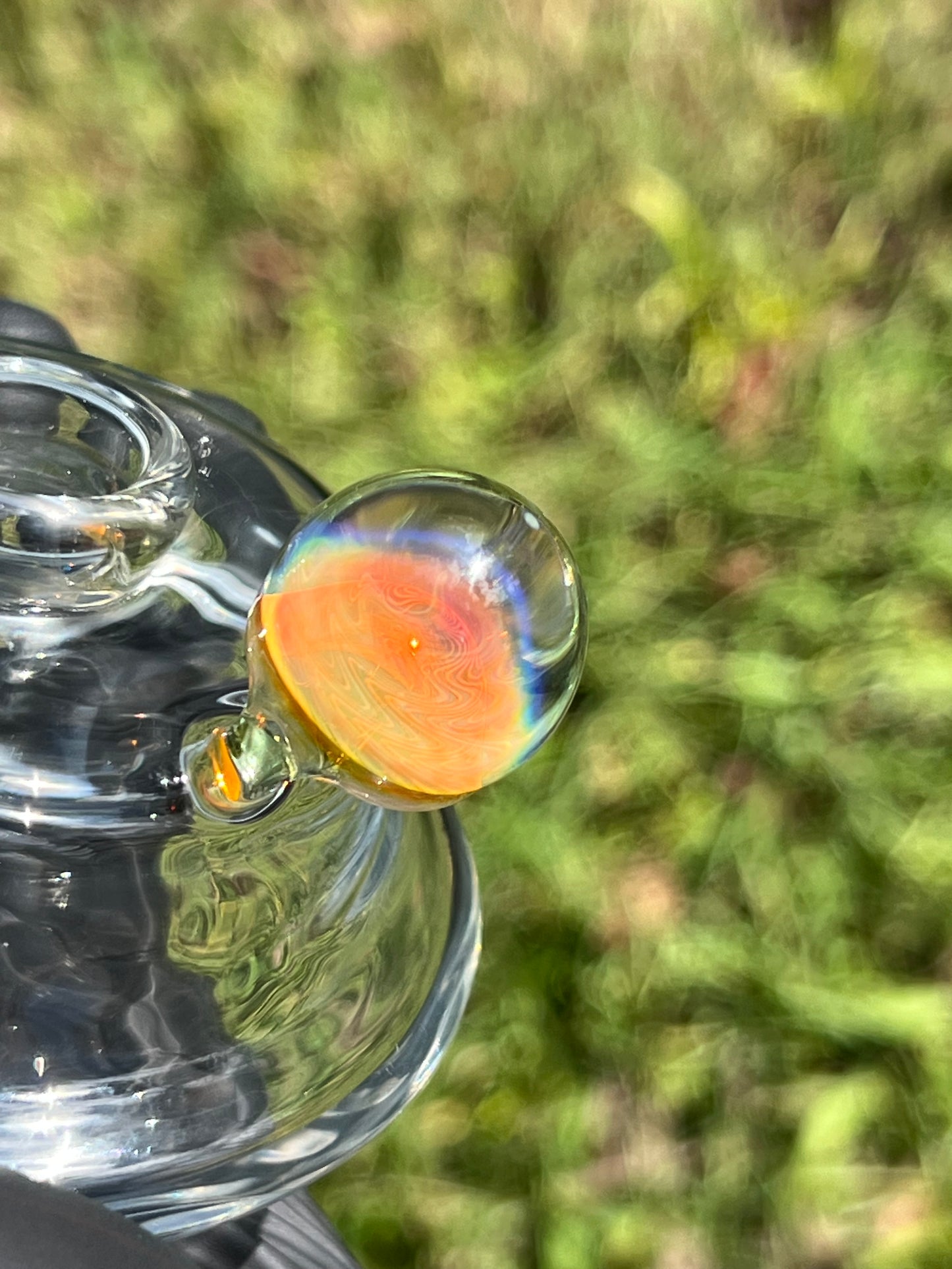 14mm dry rig w/ silver fume Marble- #3