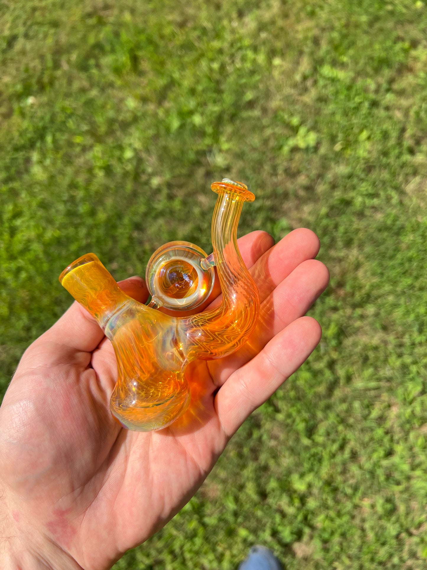 14mm Angled Sherlock - Silver Fume