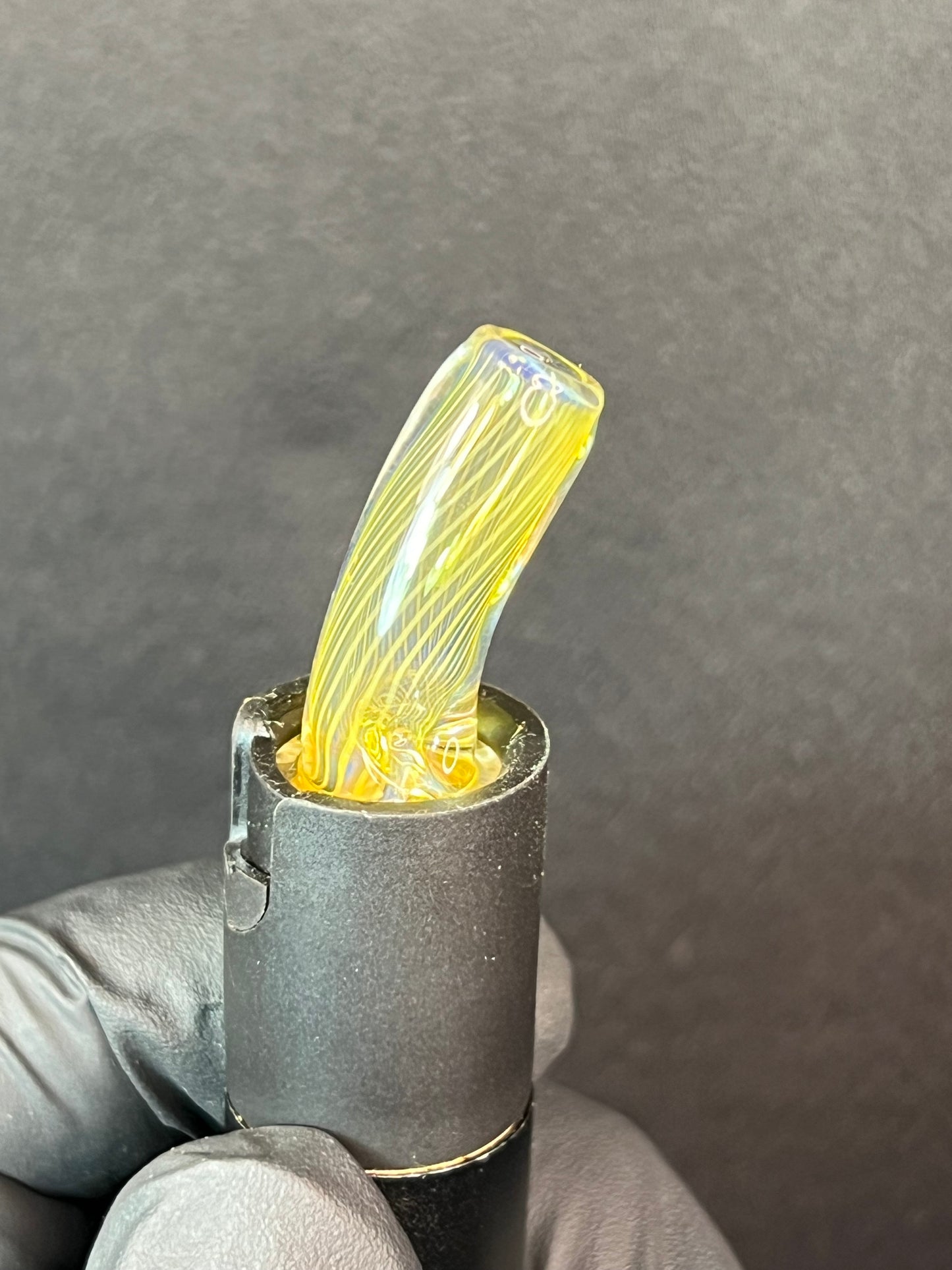 Puffco Pivot Glass Turbine Top - Silver Fume #2