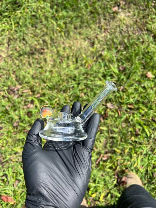 14mm dry rig w/ silver fume Marble- #3
