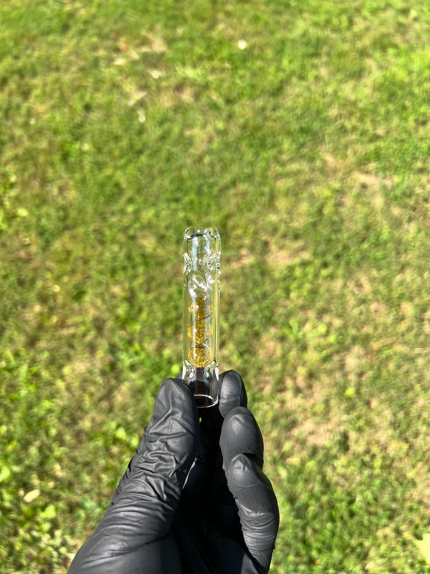 Tinymight Glass 3 Marble Stem w/dimpled mouthpiece - Crush