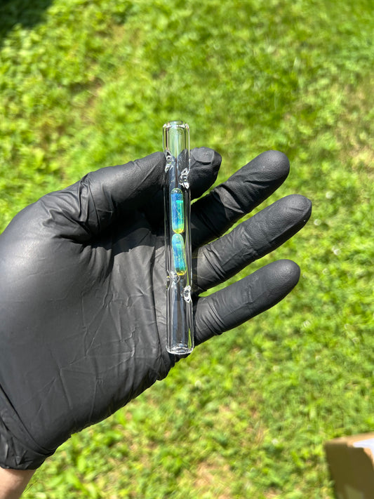 Firewood 11/12 Glass 2 Terp Pill Stem- Blue Honey (Copy)