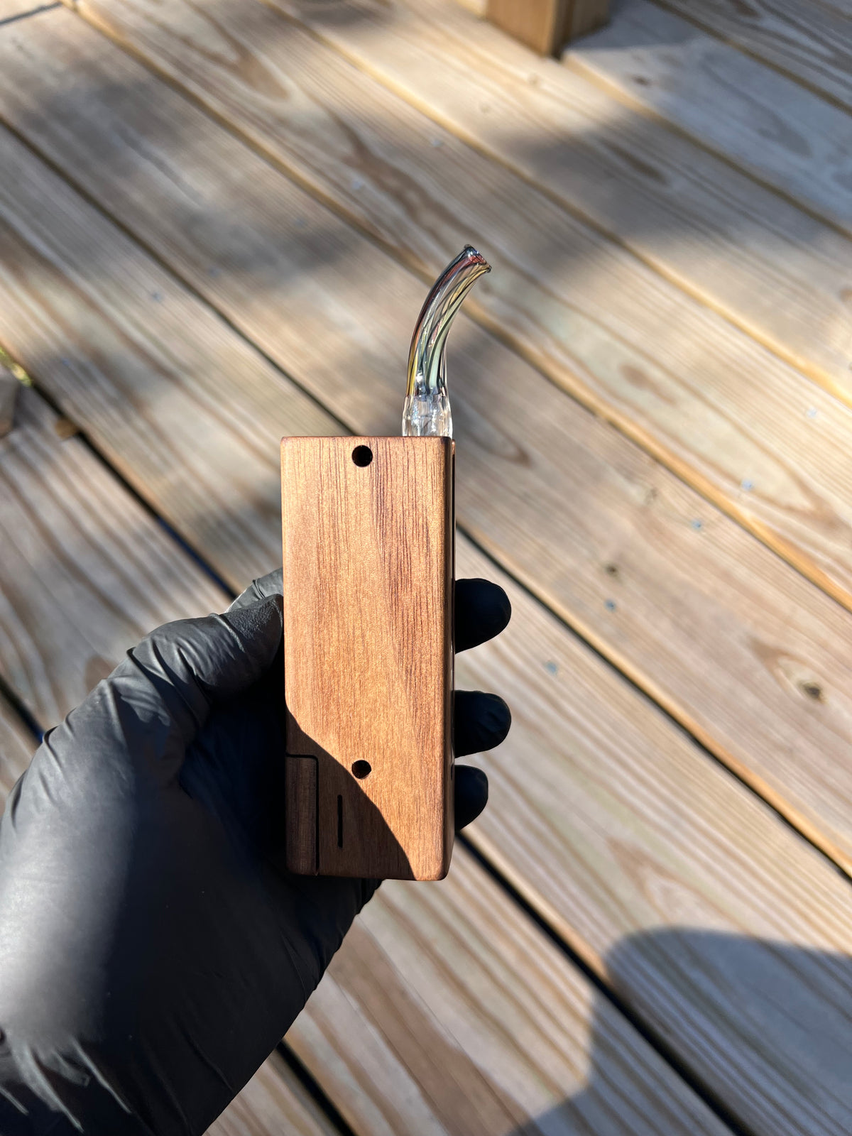 Firewood 11/12 Glass Terp Pill/ marble curved stem- Vibes