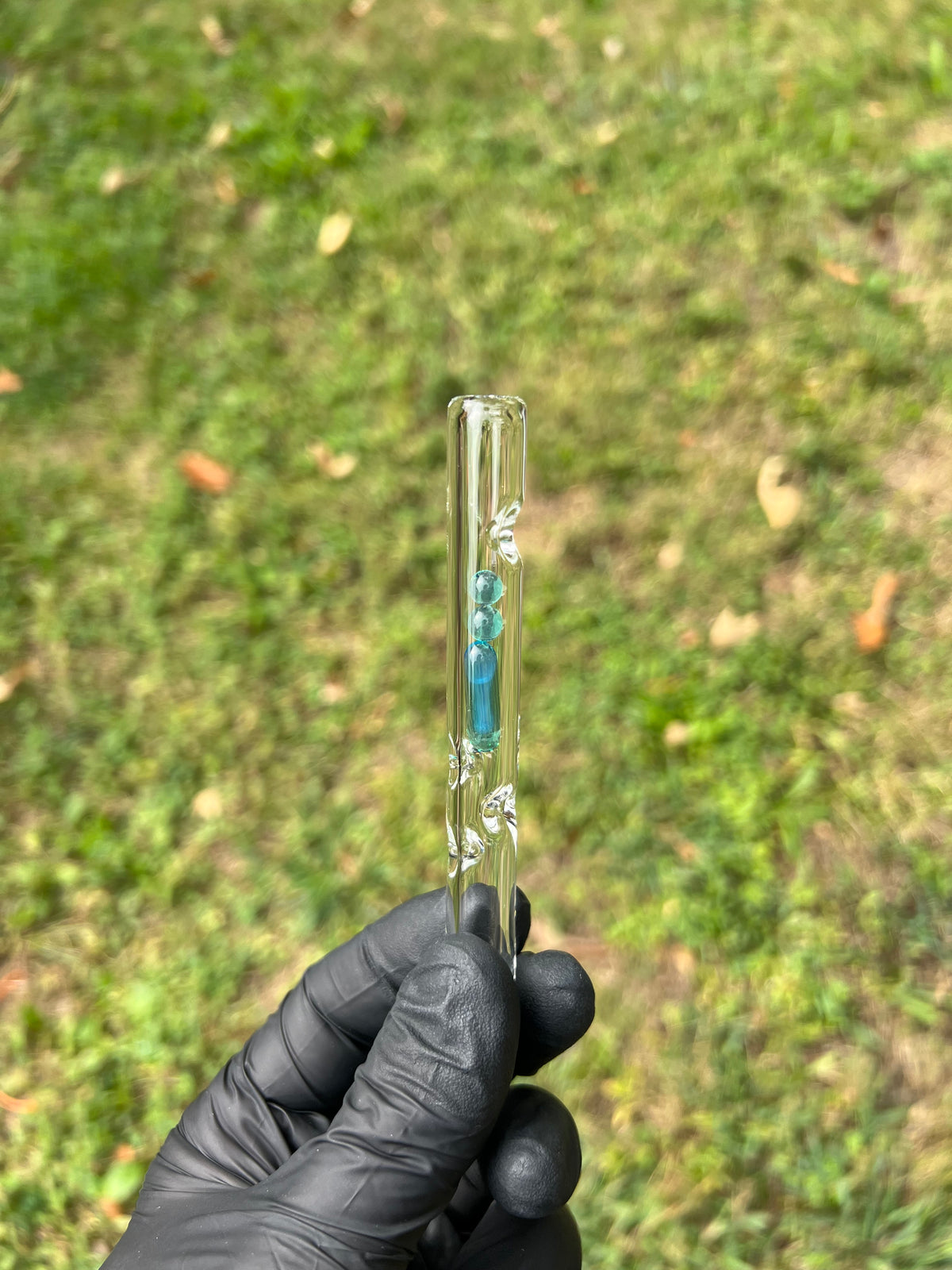 Firewood 11/12 Glass Terp Pill/ marble Stem- Marina