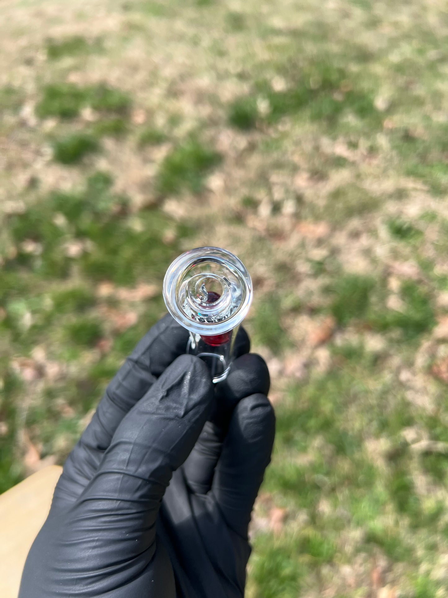 Frolic glass 2 marble curved stem - Transparent Phoenix