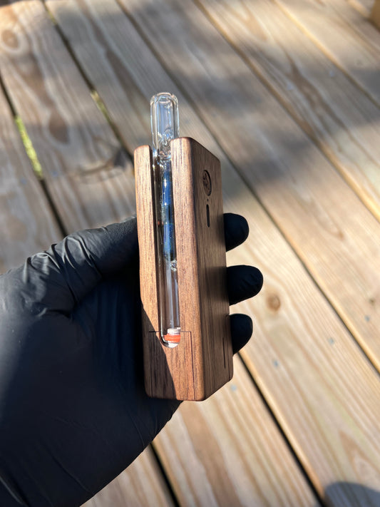 Firewood 11/12 Glass 2 Terp Pill Stem- Blue Honey