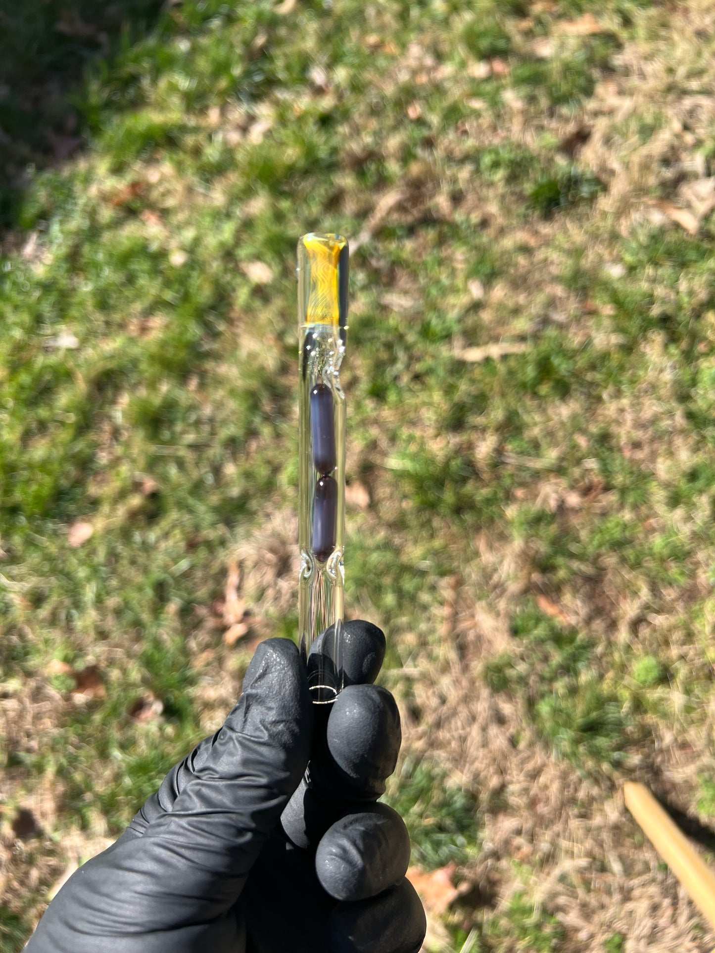 Bakx Glass Terp Pill Stem w/ Fume MP- BlackBerry jam
