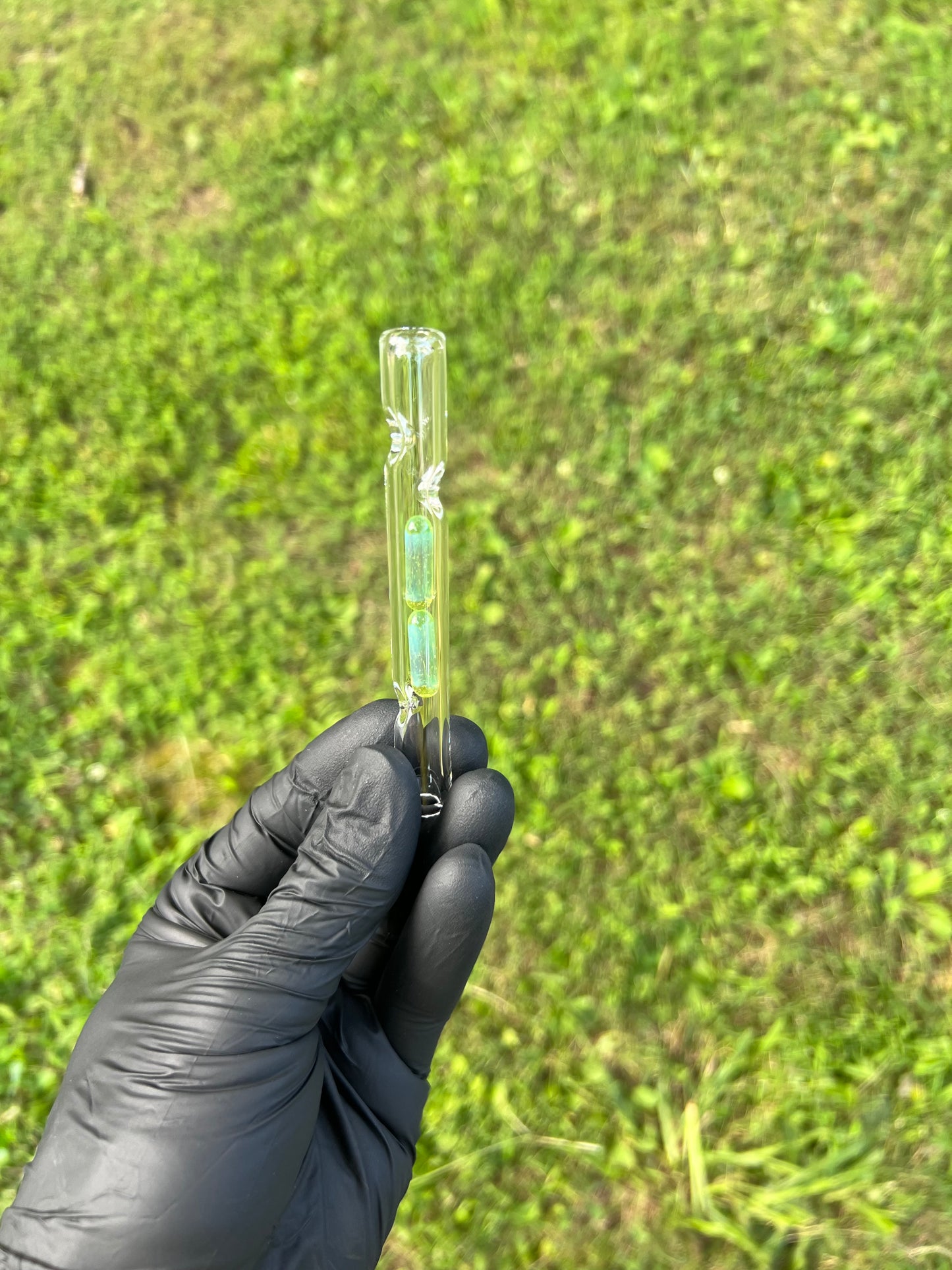 Firewood 11/ Glass 2 Terp Pill Stem- limeade