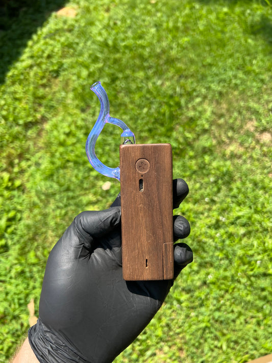 Firewood 11/12 Glass Terp Pill/ marble elegant stem- amethyst opal