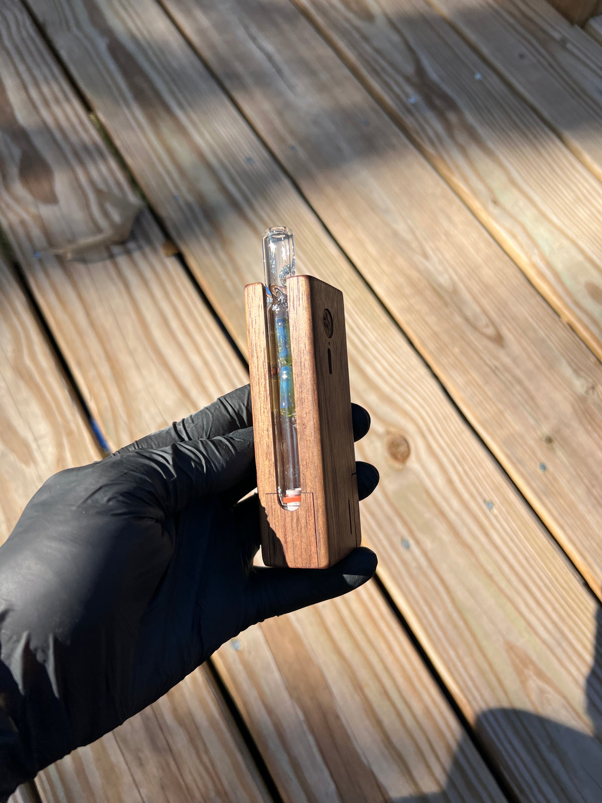 Firewood 11/12 Glass 2 Terp Pill Stem- limeaid
