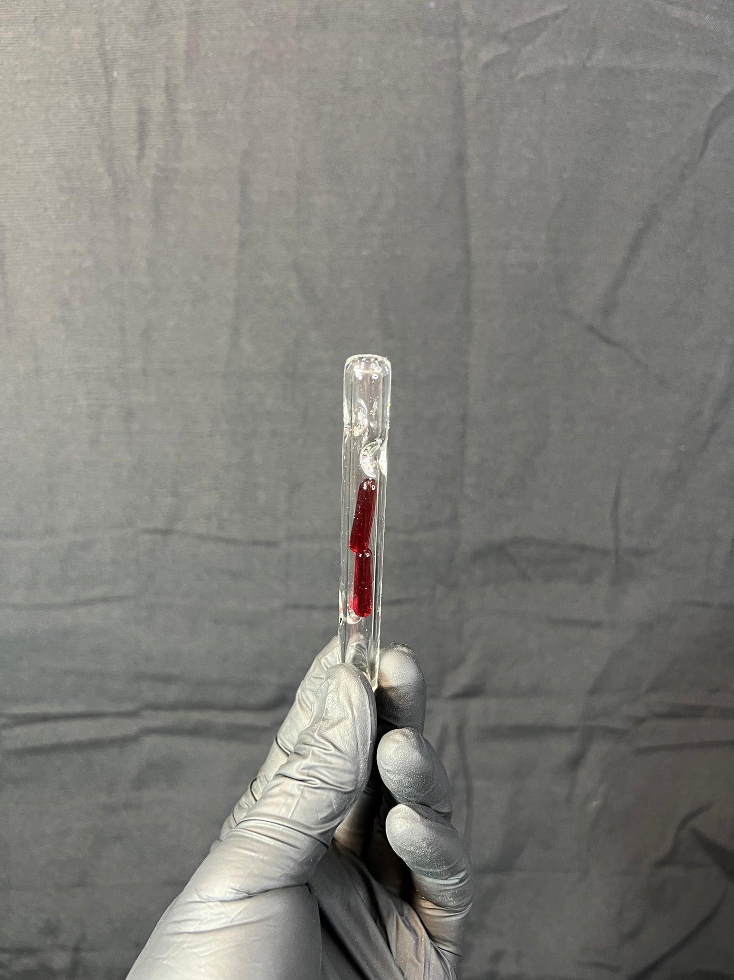 Firewood 11/ Dynavap Glass 2 Terp Pill Stem- Red