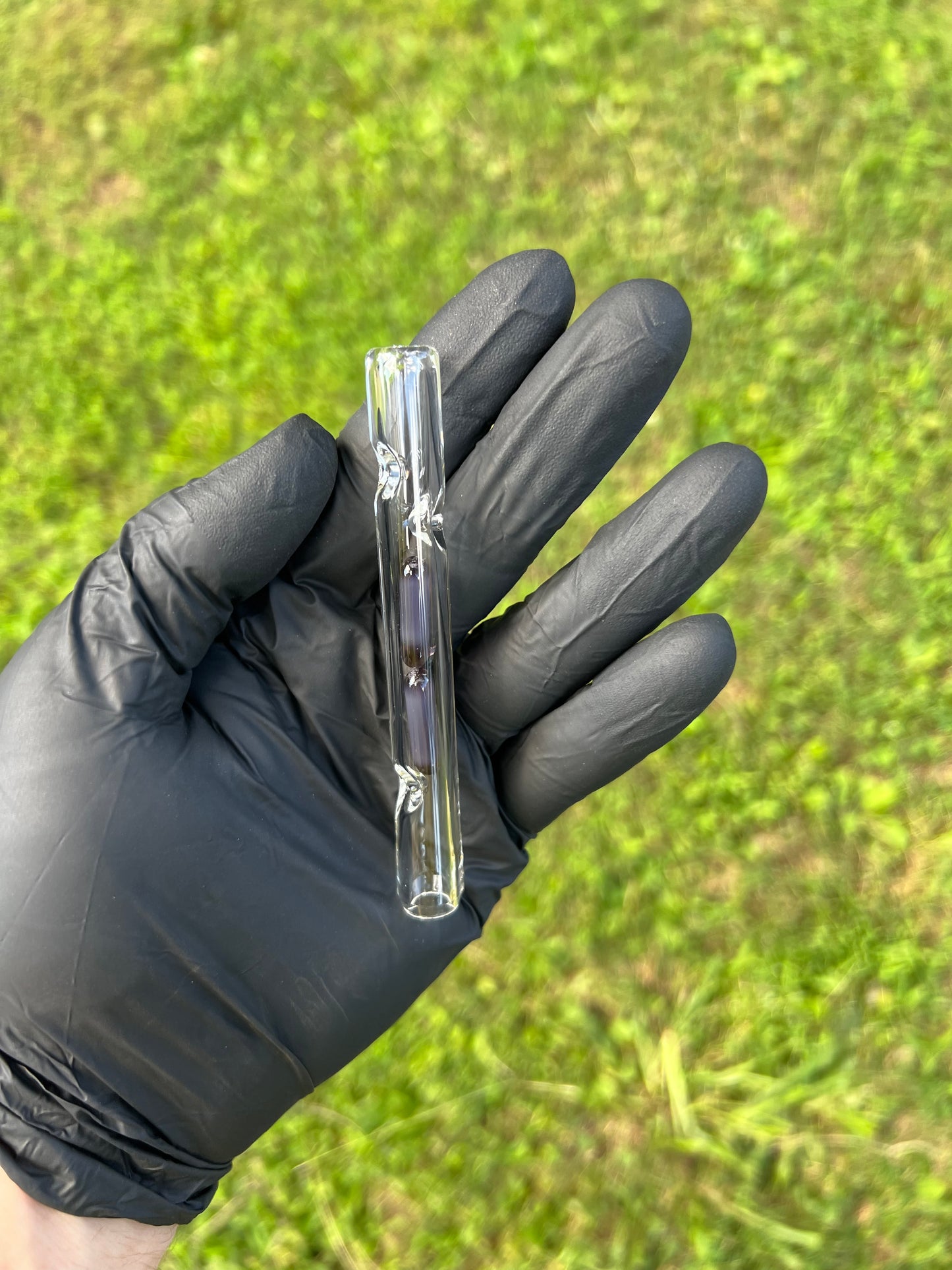 Firewood 11/ Glass 2 Terp Pill Stem- BlackBerry jam