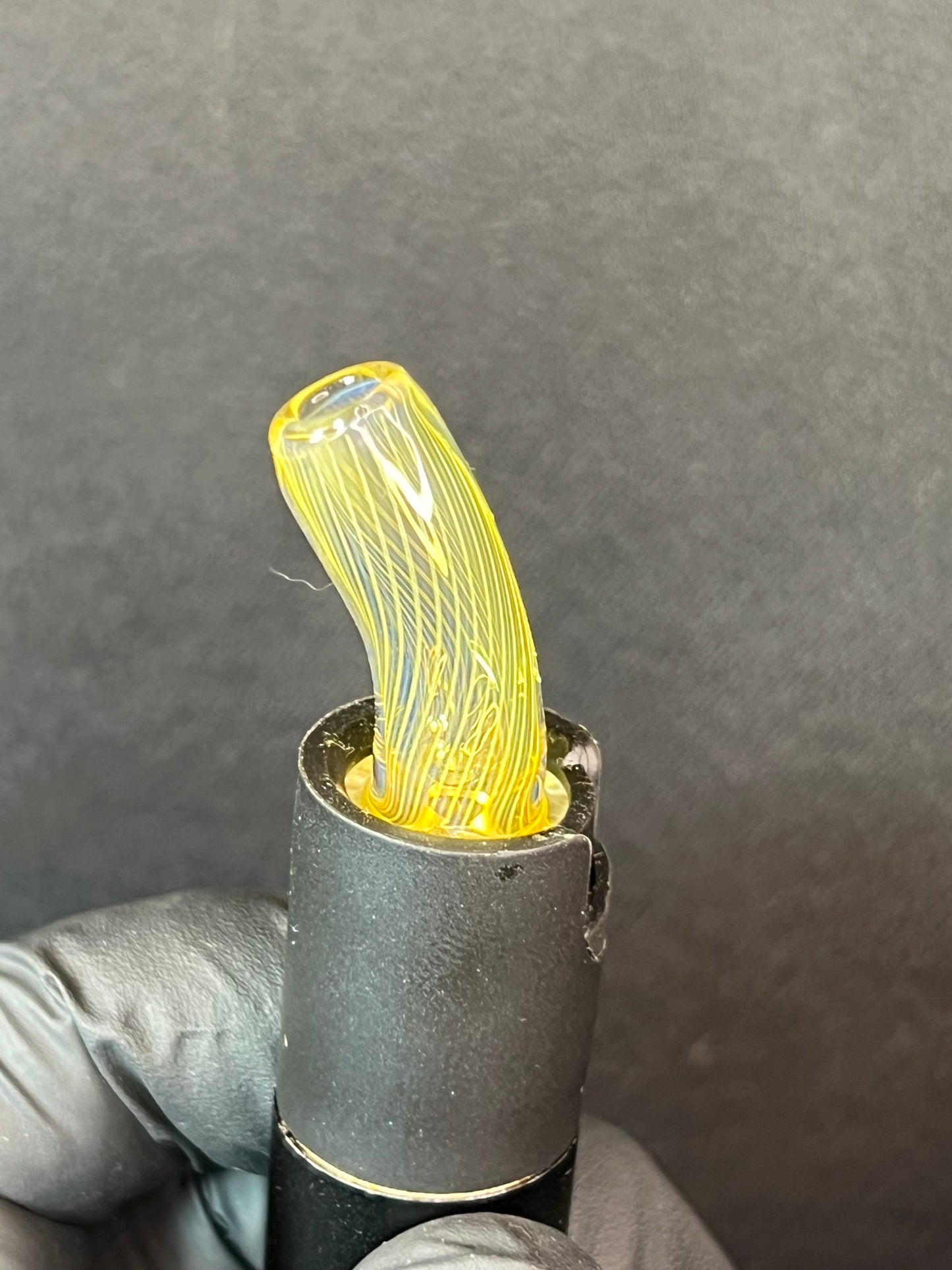 Puffco Pivot Glass Turbine Top - Silver Fume #2