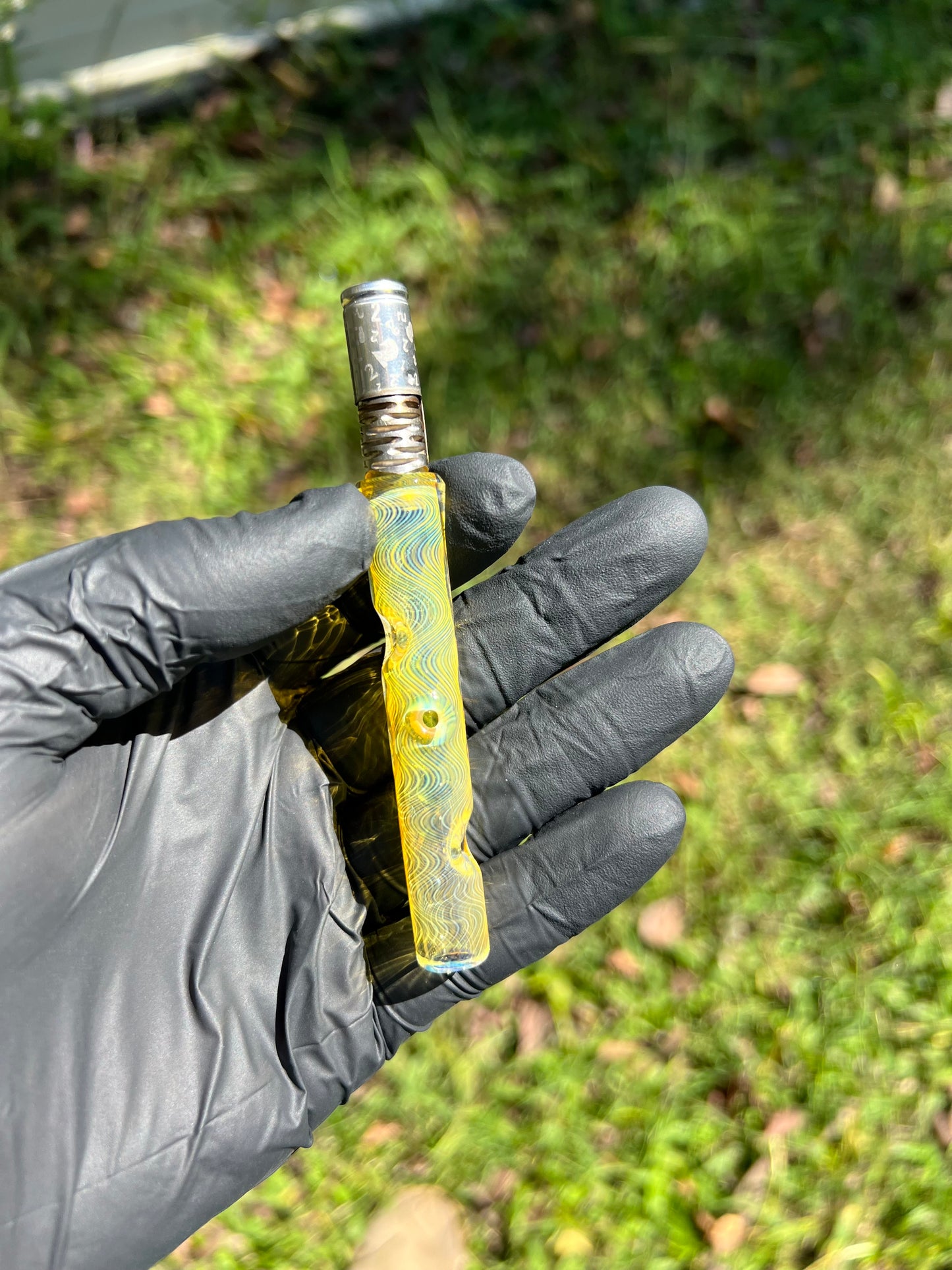 Dynavap Stem Full Silver Fume w/ Marbles- Absinthe