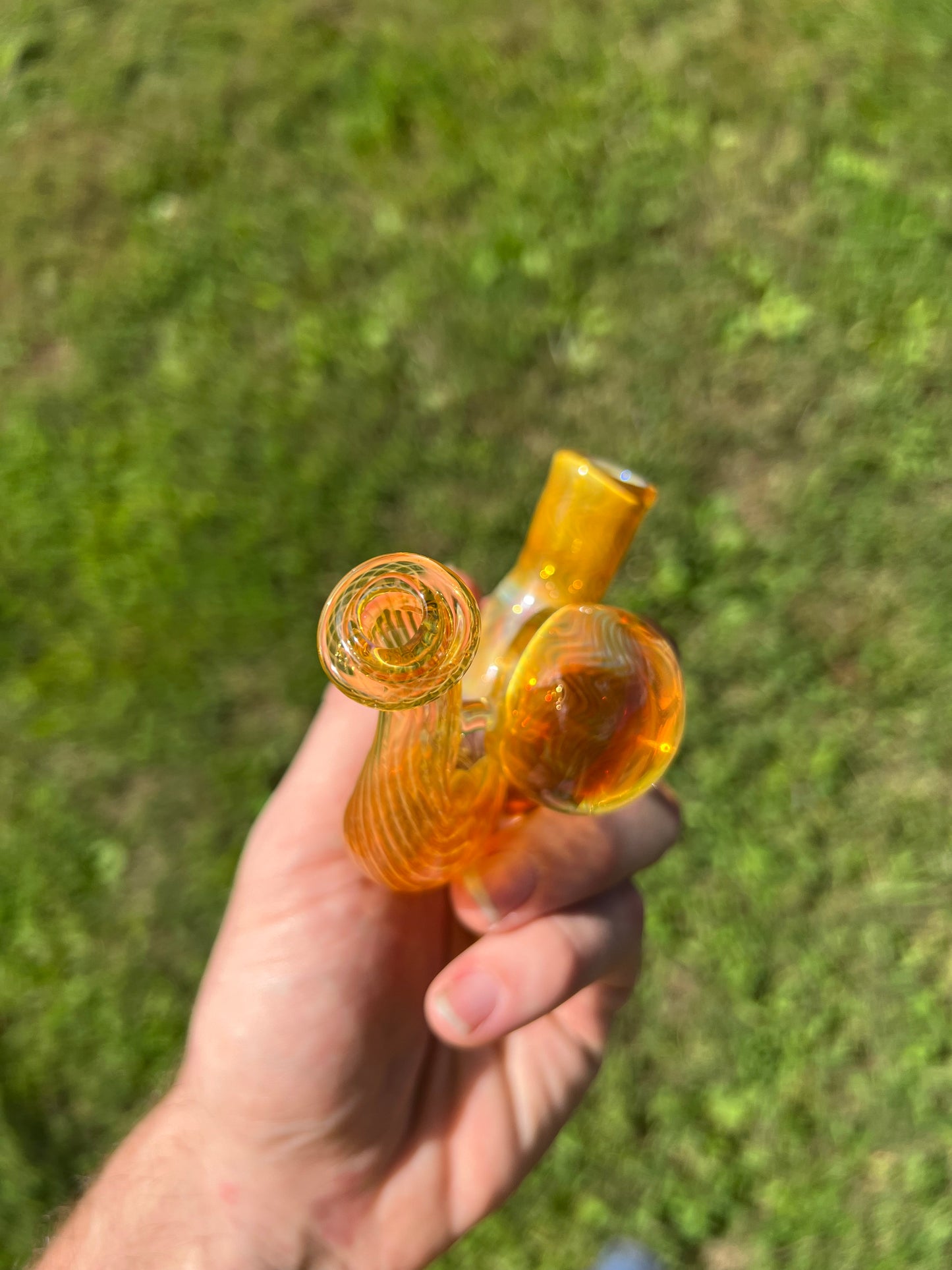 14mm Angled Sherlock - Silver Fume