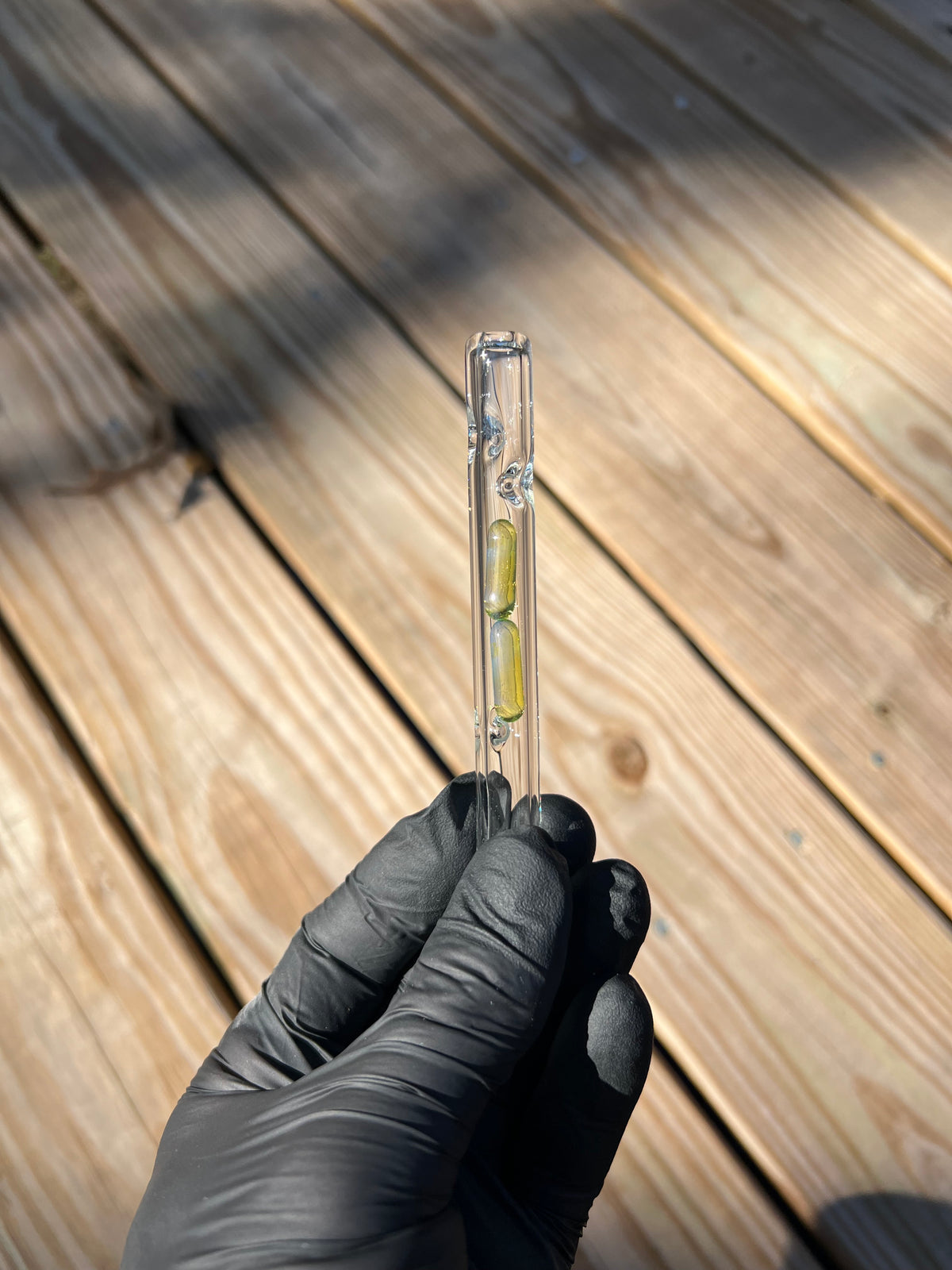 Firewood 11/12 Glass 2 Terp Pill Stem- limeaid