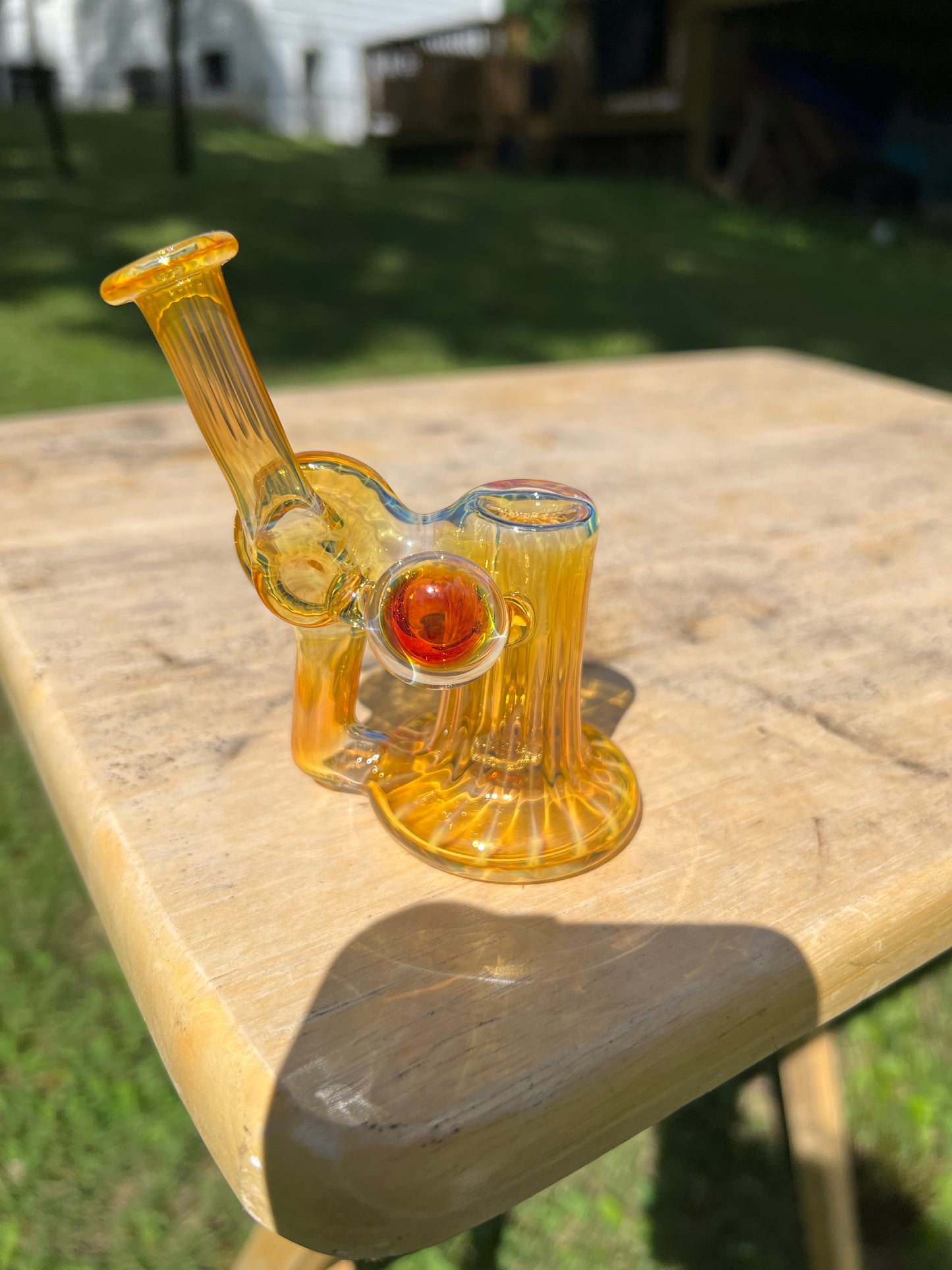Phaseglass x Highartisan 10mm Snail recycler